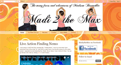 Desktop Screenshot of madi2themax.com